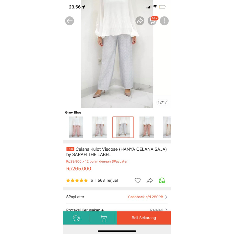 kulot Sarah the label/ STL cullote/ kulot premium/ kulot undangan mewah/ celana undagan