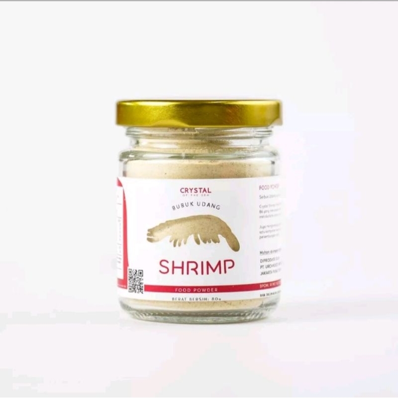 

Crystal of the Sea - Shrimp food powder / Bubuk udang rebon. BPOM