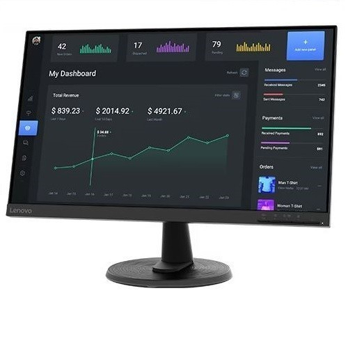 Lenovo Monitor 23.8&quot; D24-40 FHD 1080 VA 75Hz 4ms AMD FreeSync 24&quot;