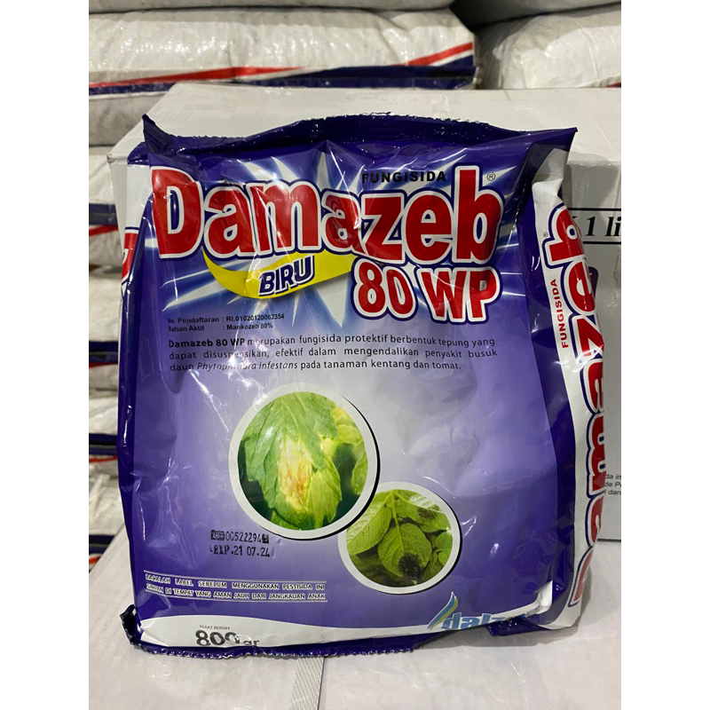 Fungisida damazeb biru 80WP ukuran 800gram