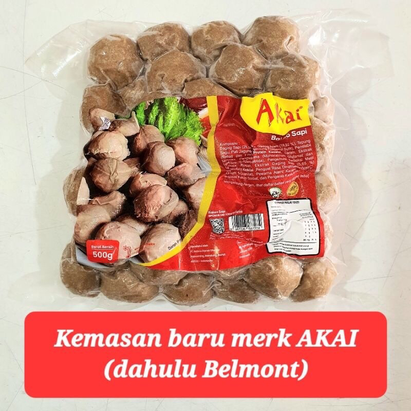 

Akai / Belmount Bakso Sapi 500 gram