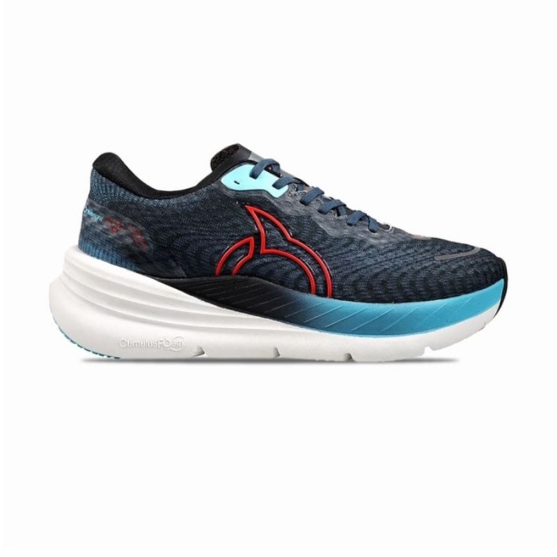 Original Sepatu Running ORTUSEIGHT HYPERBLAST EVO - BLACK/CYAN