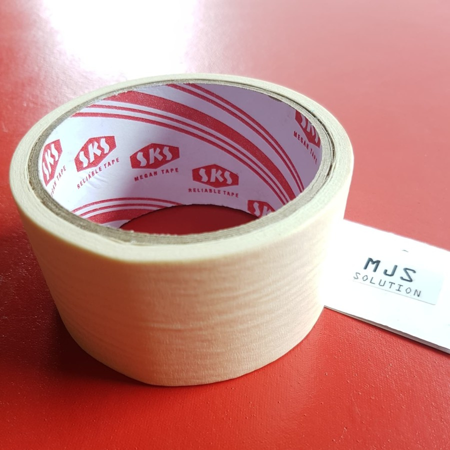 

LAKBAN KERTAS 2 INCH SKS MASKING TAPE SOLASI KERTAS ISOLASI CAT