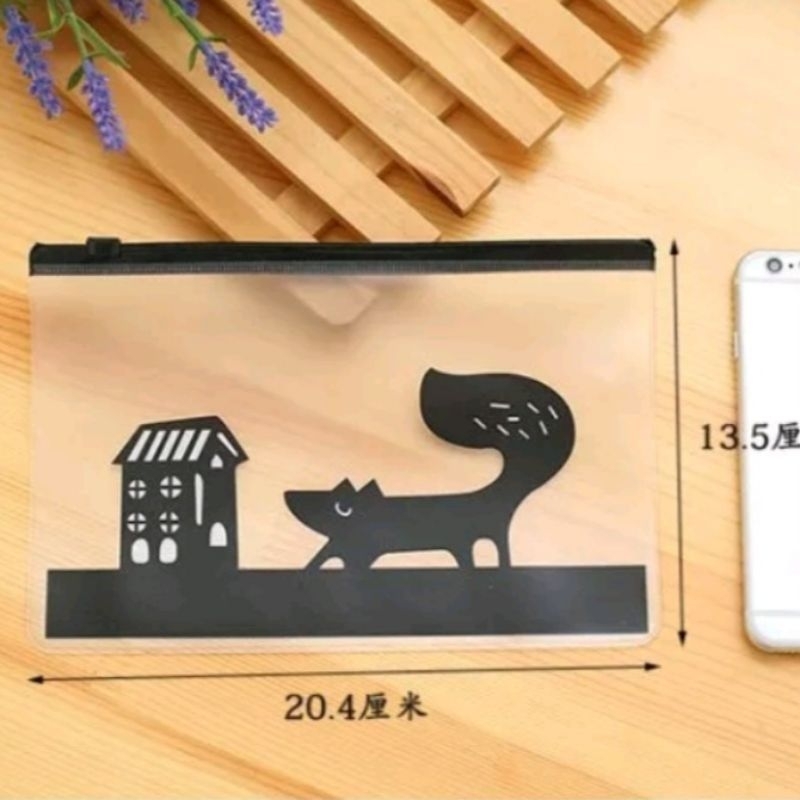 Tempat pensil pouch kosmetik wadah penyimpanan serbaguna travel organizer