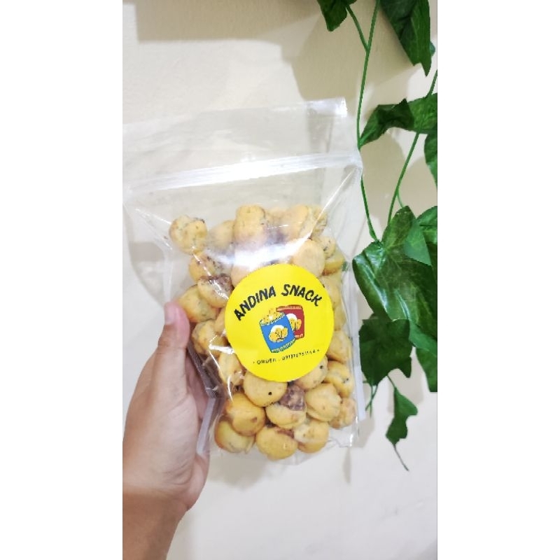 

Soes Cokelat Andina Snack Kemasan Standing Pouch 220 gram