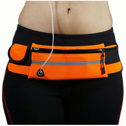 WTW Tas Ikat Pinggang Lari Waterproof 1 Kantung / Go Belt Running Belt