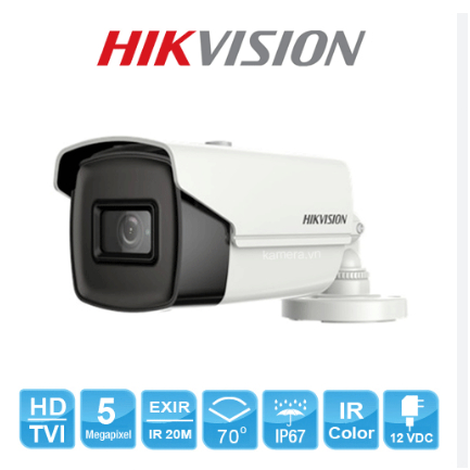 HIKVISION CAMERA  5MP Turbo DS-2CE16H8T-ITF OUTDOOR