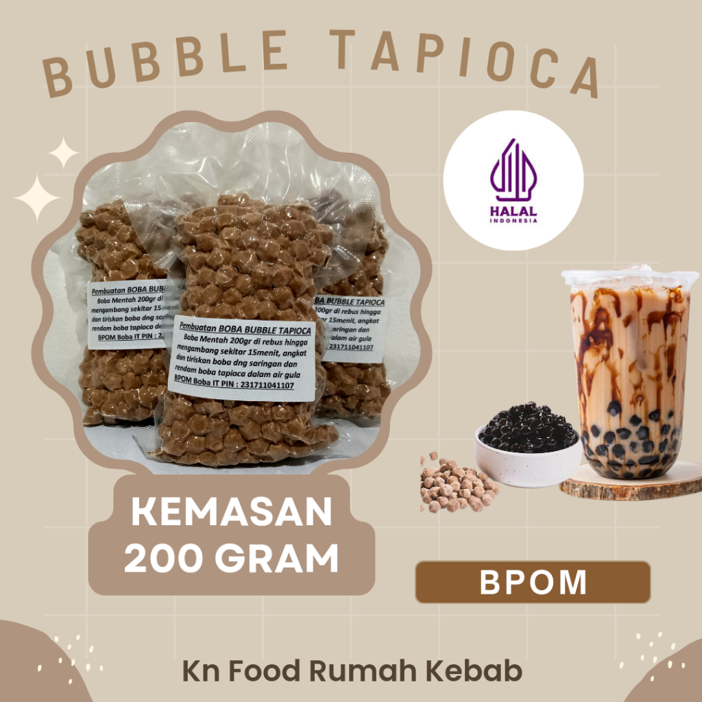 

Bubble Pearl Merek IT PIN 200 GRAM