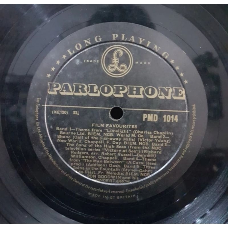 Vinyl Piringan Hitam 10 inch Ron Goodwin-Parlophone