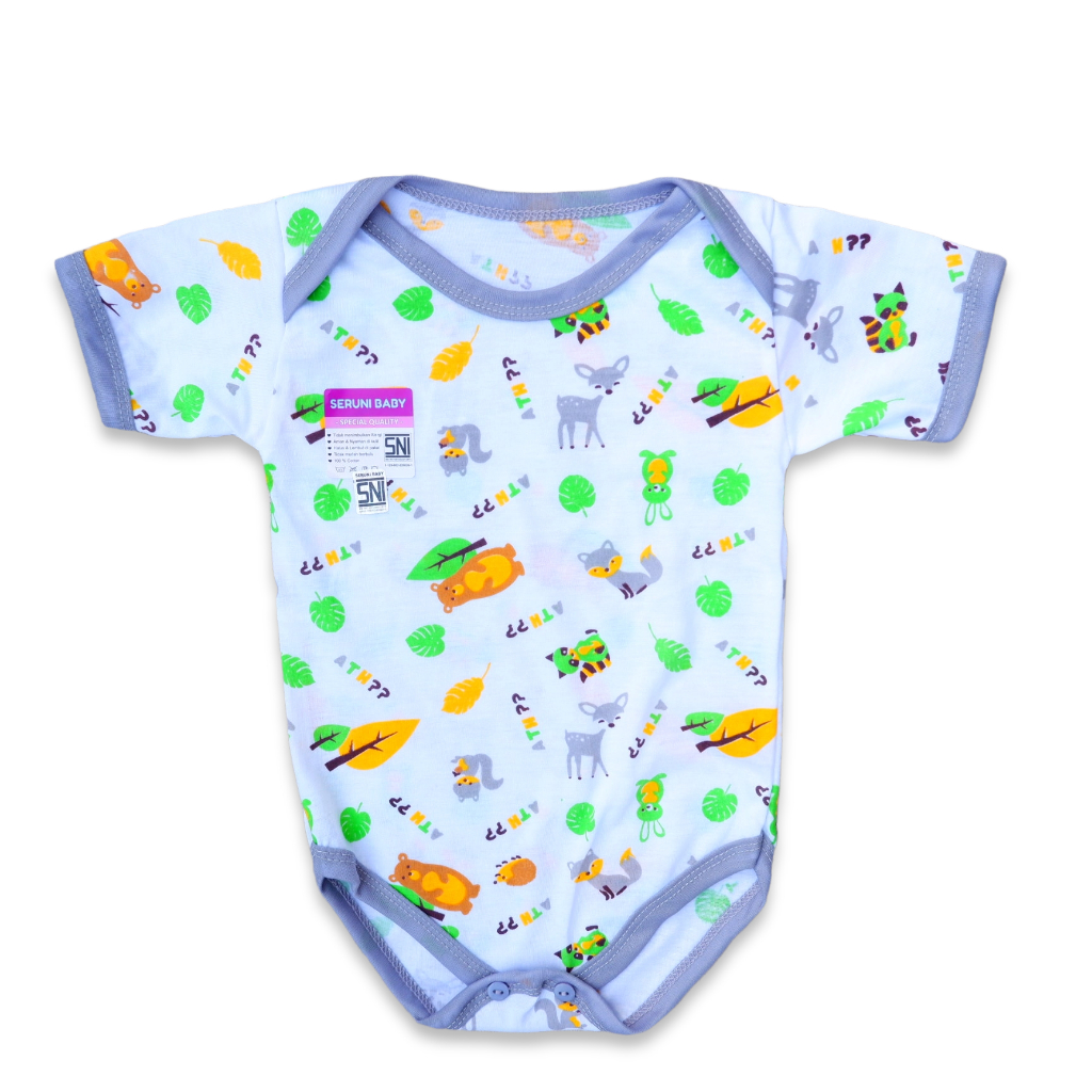 Jumper Bodysuit Sleepsuit Bayi 0-4 Bulan Motif