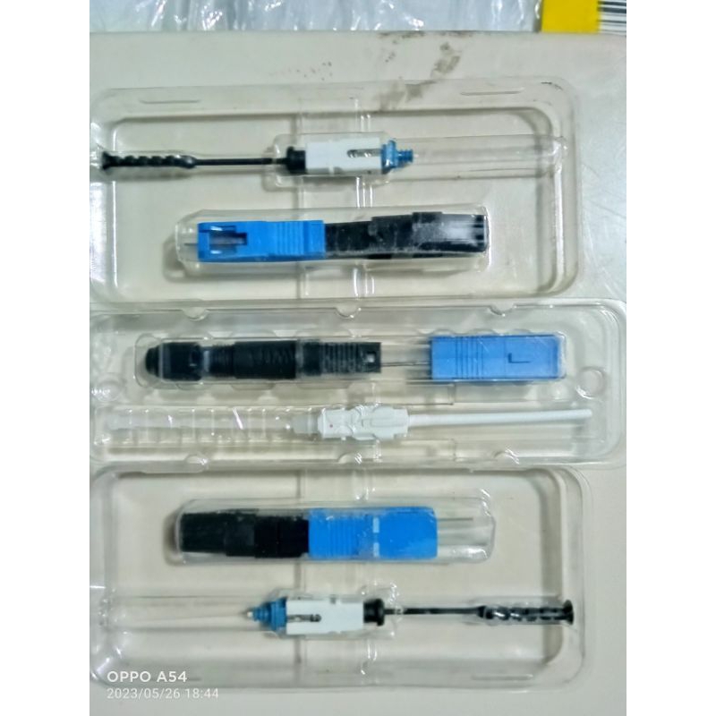 Splice on connector soc fiber optik