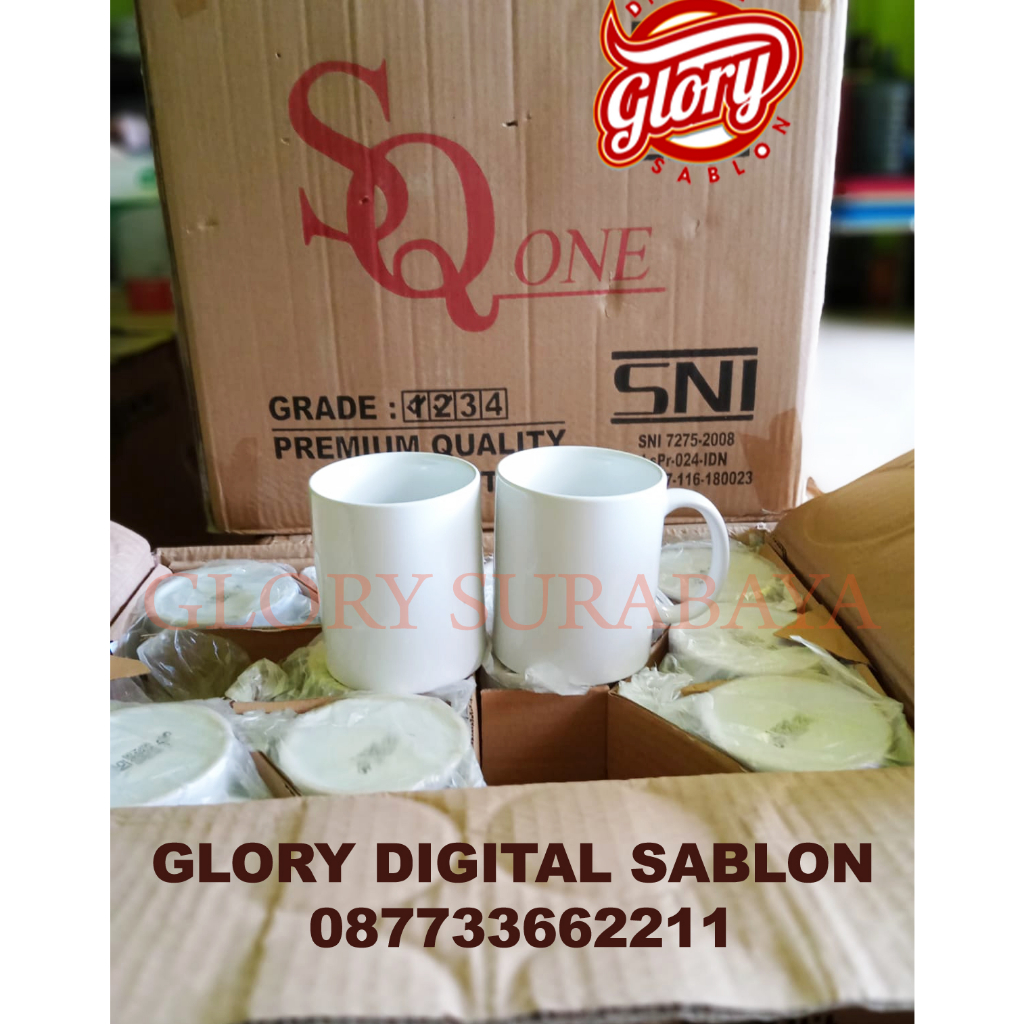 MUG COATING POLOS PUTIH SUPERWHITE / MUG COATING PUTIH POLOS / MUG SUBLIM IMPORT SUPERWHITE