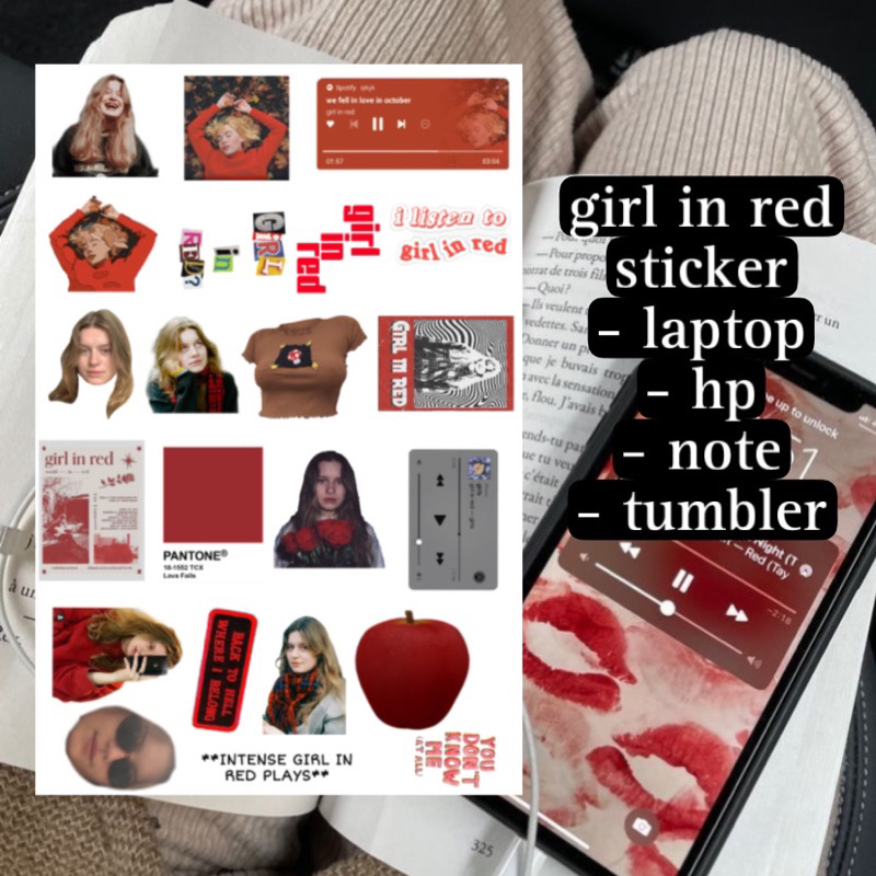 

GIRL IN RED WE FELL IN LOVE IN OCTOBER BAD IDEA WATERPROOF ANTI AIR ISI 20 UNTUK LAPTOP HP JOURNAL NOTES