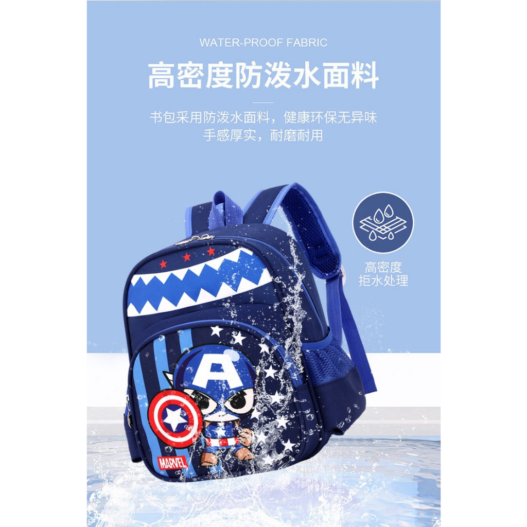 110 IMPORT Tas Sekolah Anak TK / PAUD Karakter Kartun Super Ringan Backpack Tas Ransel Anak