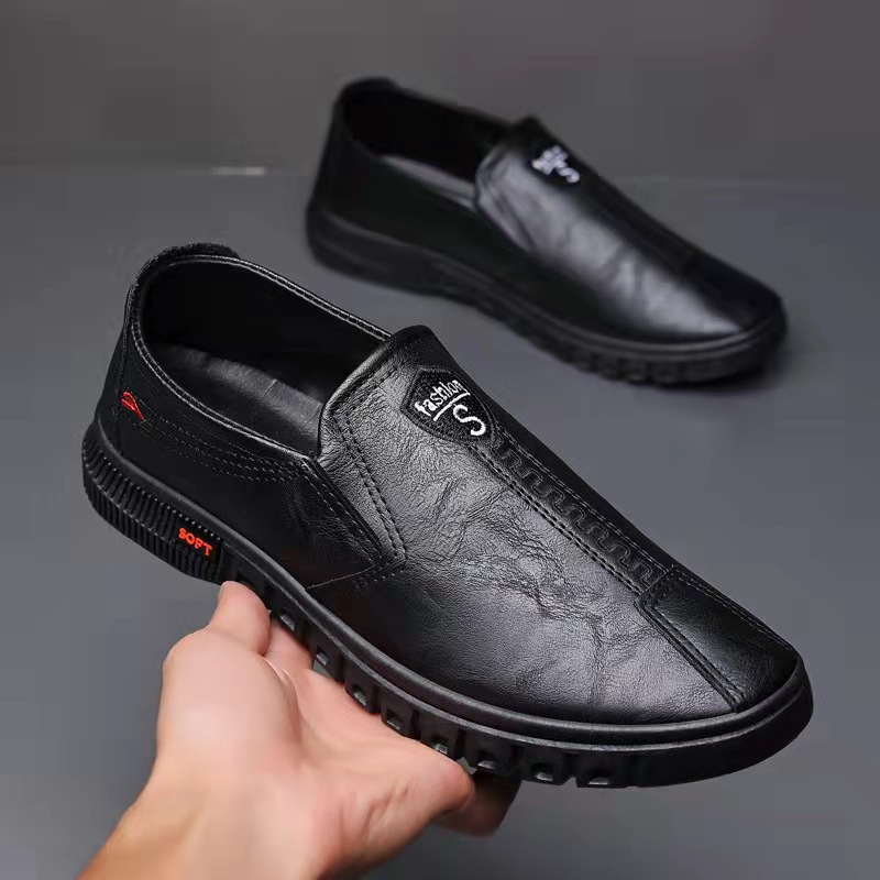 Sepatu Pria Formal Model Terbaru Bahan Kulit Premium Sepatu Kerja Pria Hitam