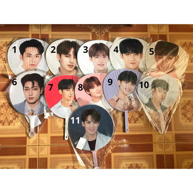 seventeen mingyu wonwoo official image picket uchiwa japan