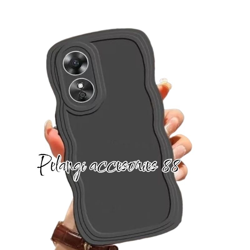 CASE REALME 3 SOFTCASE SILICON GELOMBANG WARNA