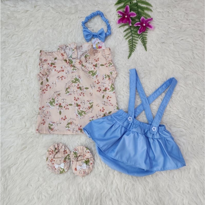 Baju bayi perempuan Set jumper baby girl