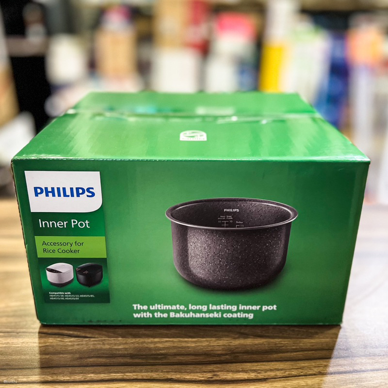 Philips Inner Pot/ Teflon Philip Rice Cooker Bakuhanseki Untuk HD4515 Digital HD3111/30 PANCI PHILIPS HD3110/33 Inner Pot Panci 2L 4515 1.8L Bakuhanseki HD3138 3132 3131 3129 3128 3127 3119 3118 3053 3110 4515