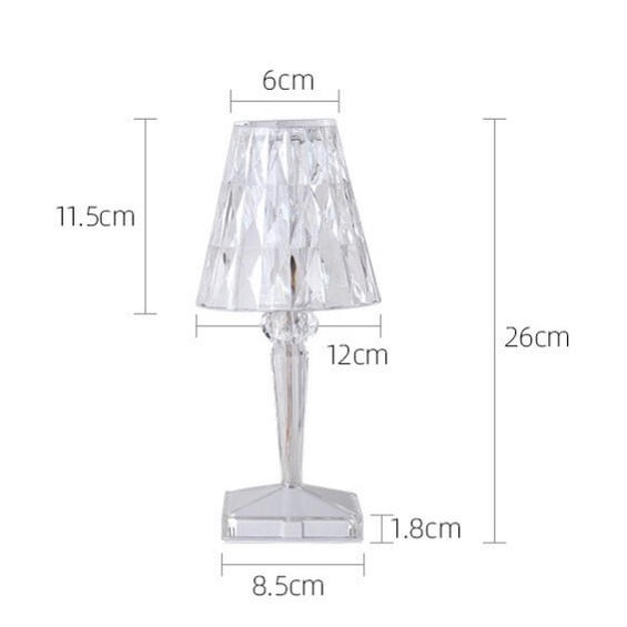 LED Lampu Hias Crystal Model Sunshine Lampu Meja Kristal Dekorasi Rumah