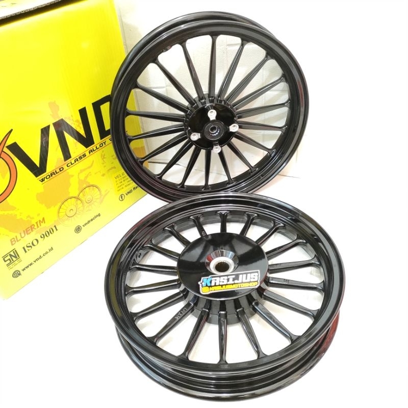 velg vnd bluerim copy daytona palang 18 vario 150 vario 125 vario bohlam velg copy daytona hitam var