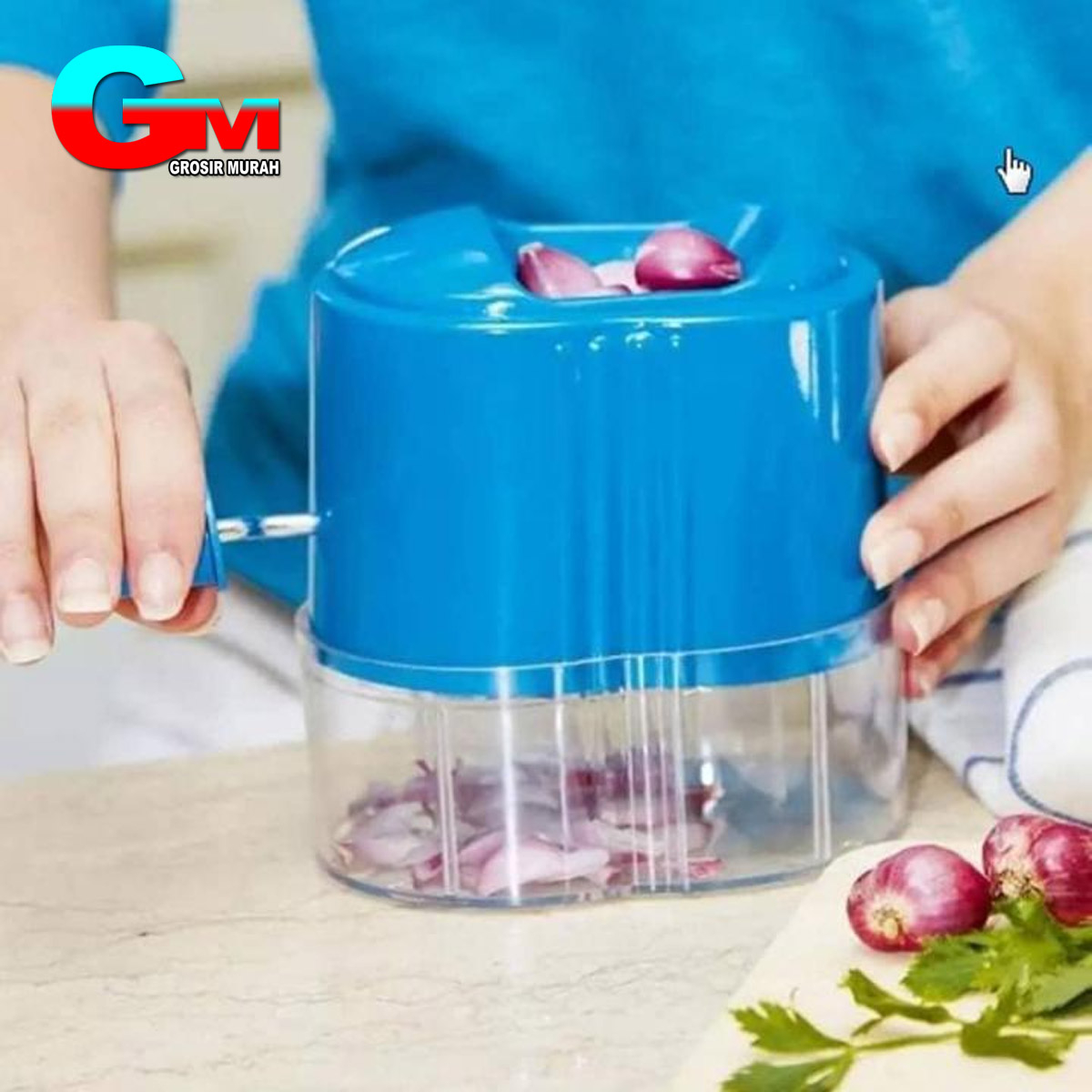 [ COD ] Alat Perajang Bawang Onion Slicer Alat Perajang Bawang