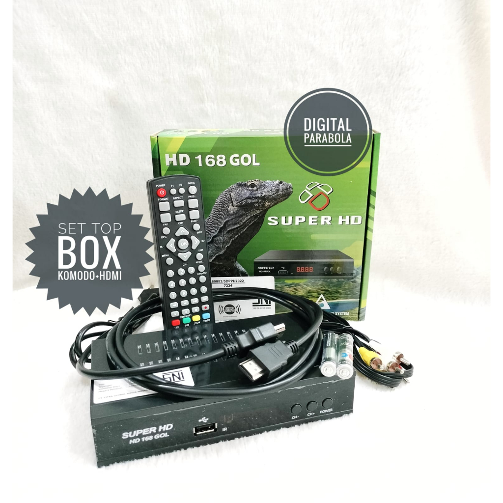 Set Top Box Komodo Antena Tv Superhd - Digital Set Top Box Komodo  Super Hd DVBt2