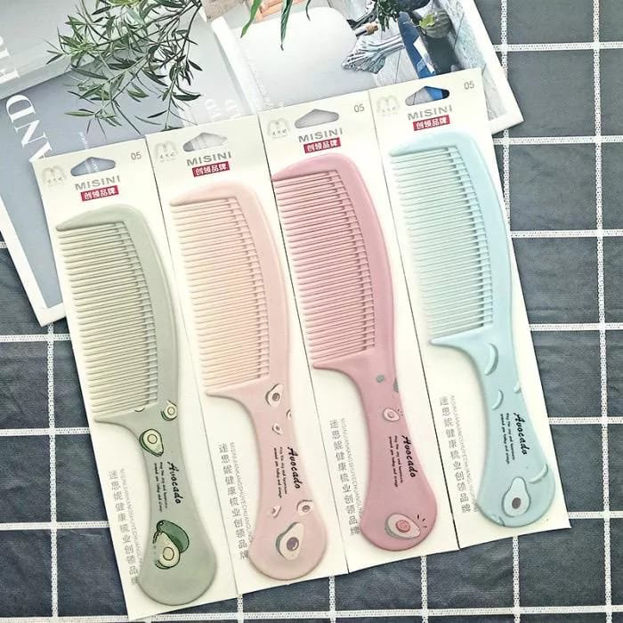 ✿ELYSABETHME✿ Sisir gagang aishu anti kusut hair comb import kualitas bagus bisa untuk souvenir ultah dan pernikahan