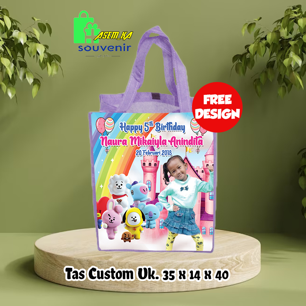 

GOODIE BAG MURAH ULTAH CUSTOM UK 35 x 14 x 40 (PxLxT) - BAHAN TEBAL 75 GSM