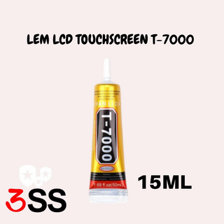 Lem LCD touchscreen warna transparan dan hitam 15ml, 50ml dan 110ml