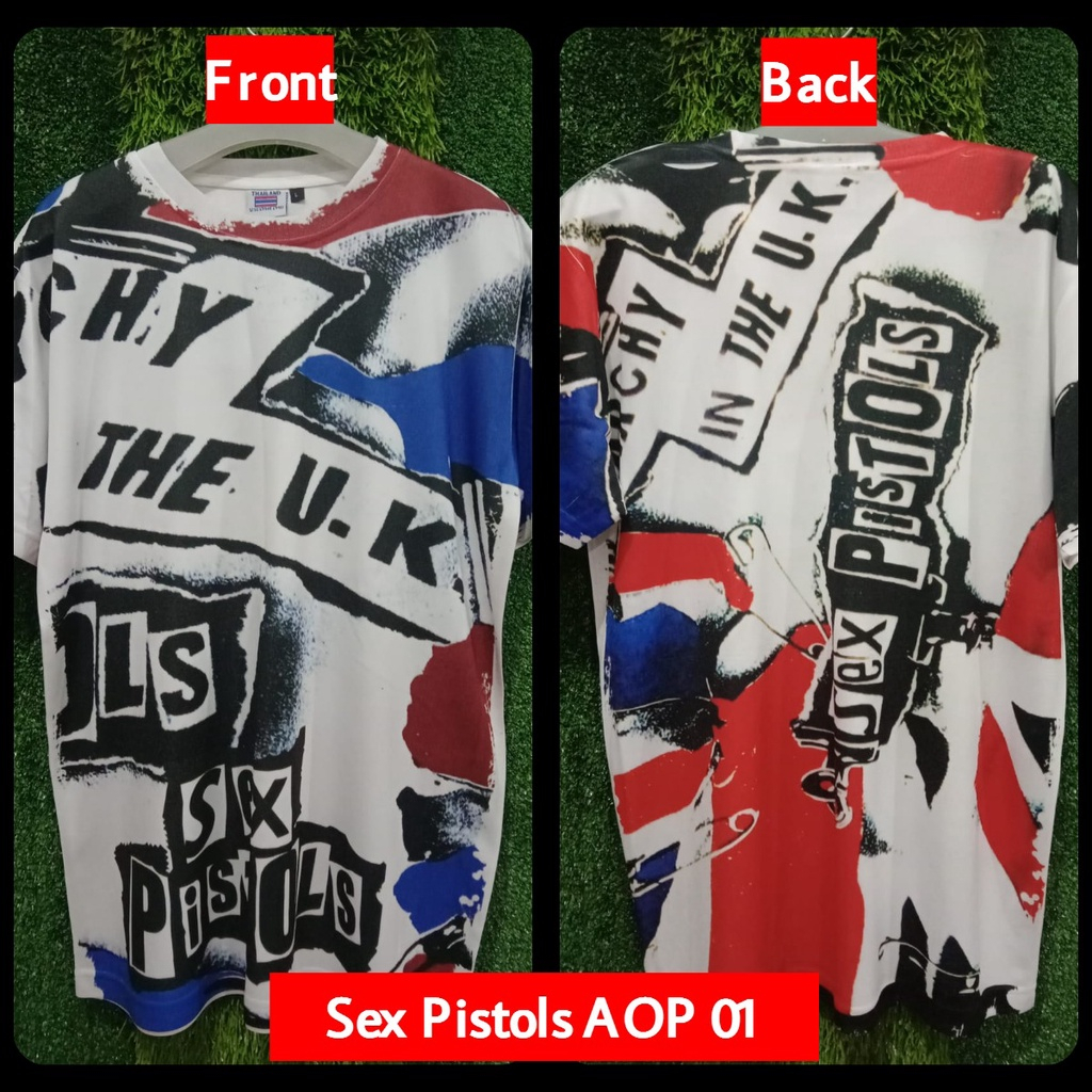 KAOS TAG THAILAND SEX PISTOLS 01 AOP (ALL OF PRINT) | KAOS CARTOON KARTUN ANIME KOMIK COMIC FULLPRIN