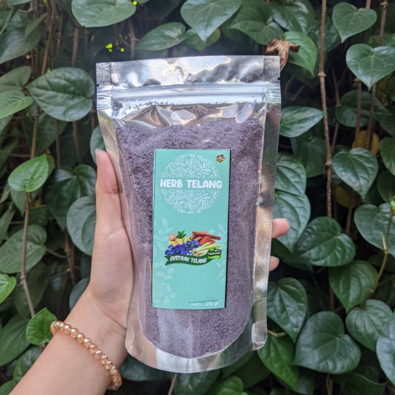 EKSTRAK BUNGGA TELANG 250g Butterfly PEA HERBAL BUAT MATA MINUS