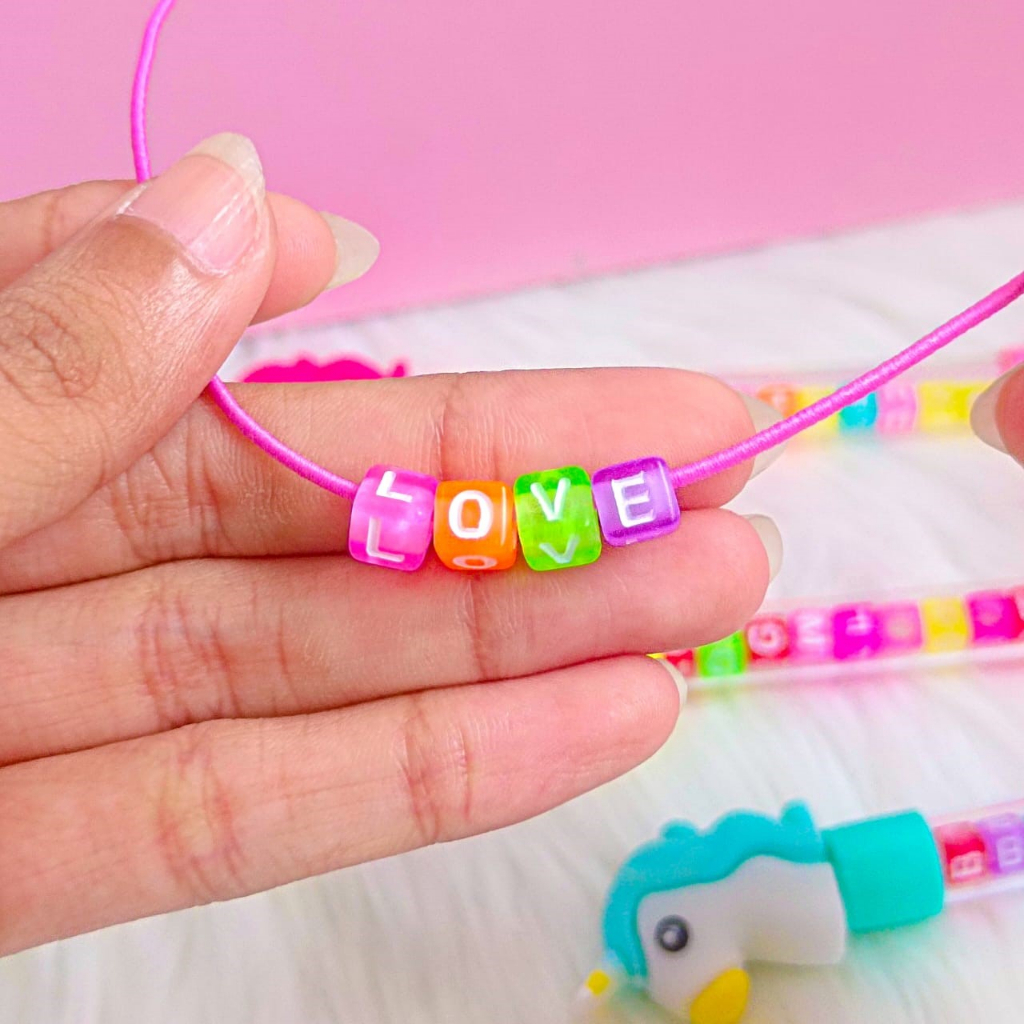 PULPEN DIY GELANG HURUF KEPALA UNICORN BOLPEN ALAT TULIS KARTUN BOLPOIN UNIK IMUT MURAH PEN GEL KARAKTER PENA UNIK LUCU MURAH