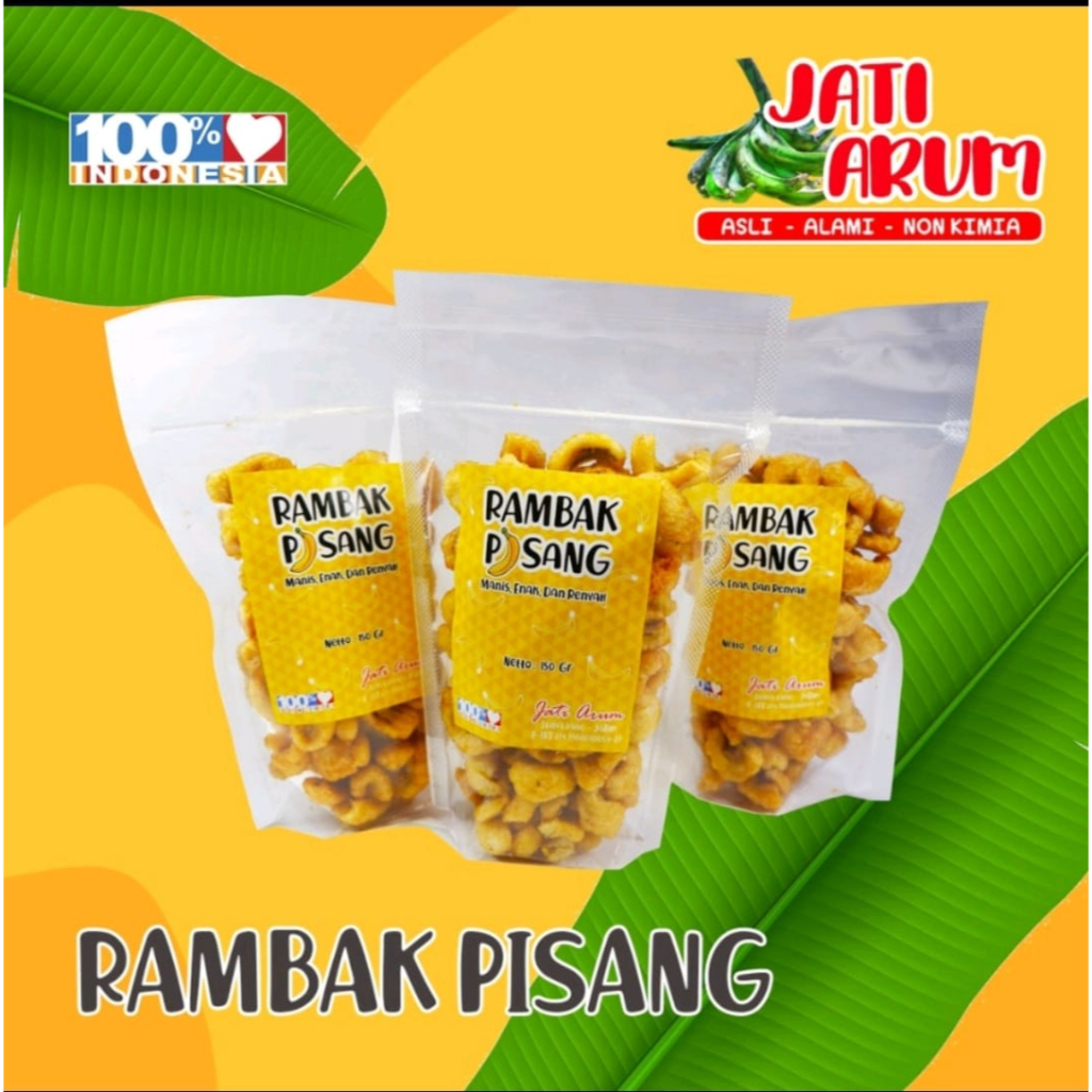 

RAMBAK PISANG JATI ARUM 150 GR KHAS LUMAJANG