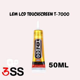 Lem LCD touchscreen warna transparan dan hitam 15ml, 50ml dan 110ml