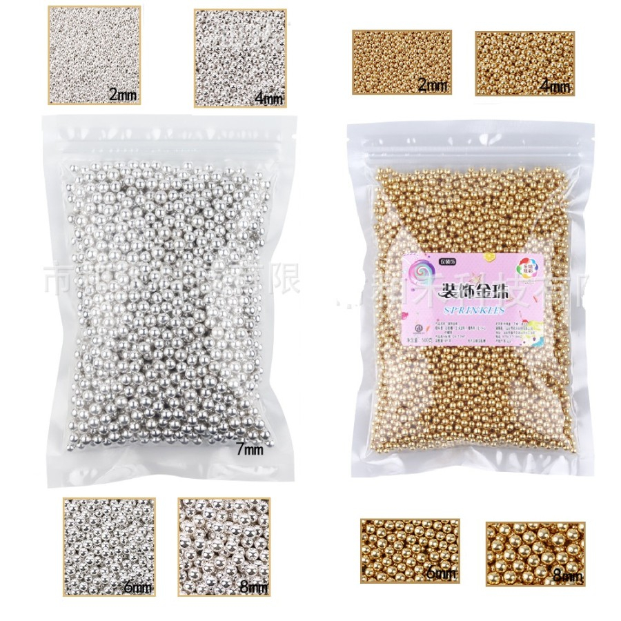 

Edible Sprinkles Pearl Hiasan Dekorasi Kue Sprinkle Sprinkel Mutiara