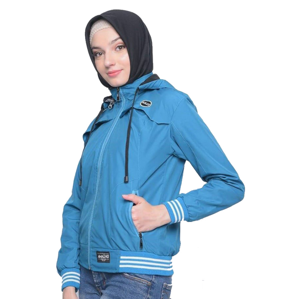 Justrue Jaket Wanita Polos Tosca