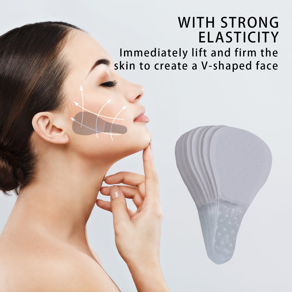 [isi 40pcs] Invisible Instant Face Lift Tape Penirus Wajah Anti Keriput Lifting - Label Penirus Pipi V Shape Tape Pengencang Lifting Slimming Face ORIGINAL