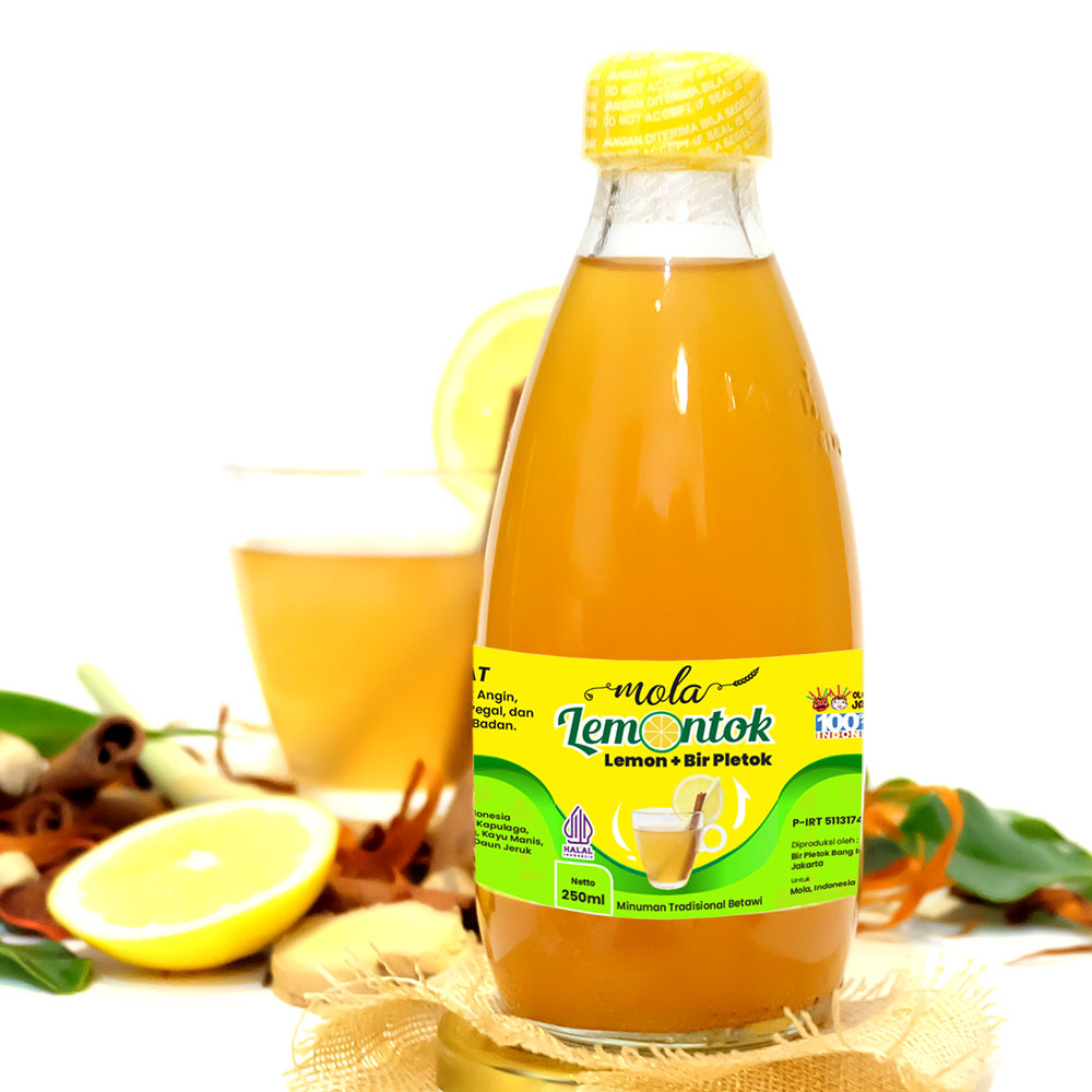 Mola Bir Pletok Asli Khas Betawi | Bir Lemon HALAL (Non Alkohol)