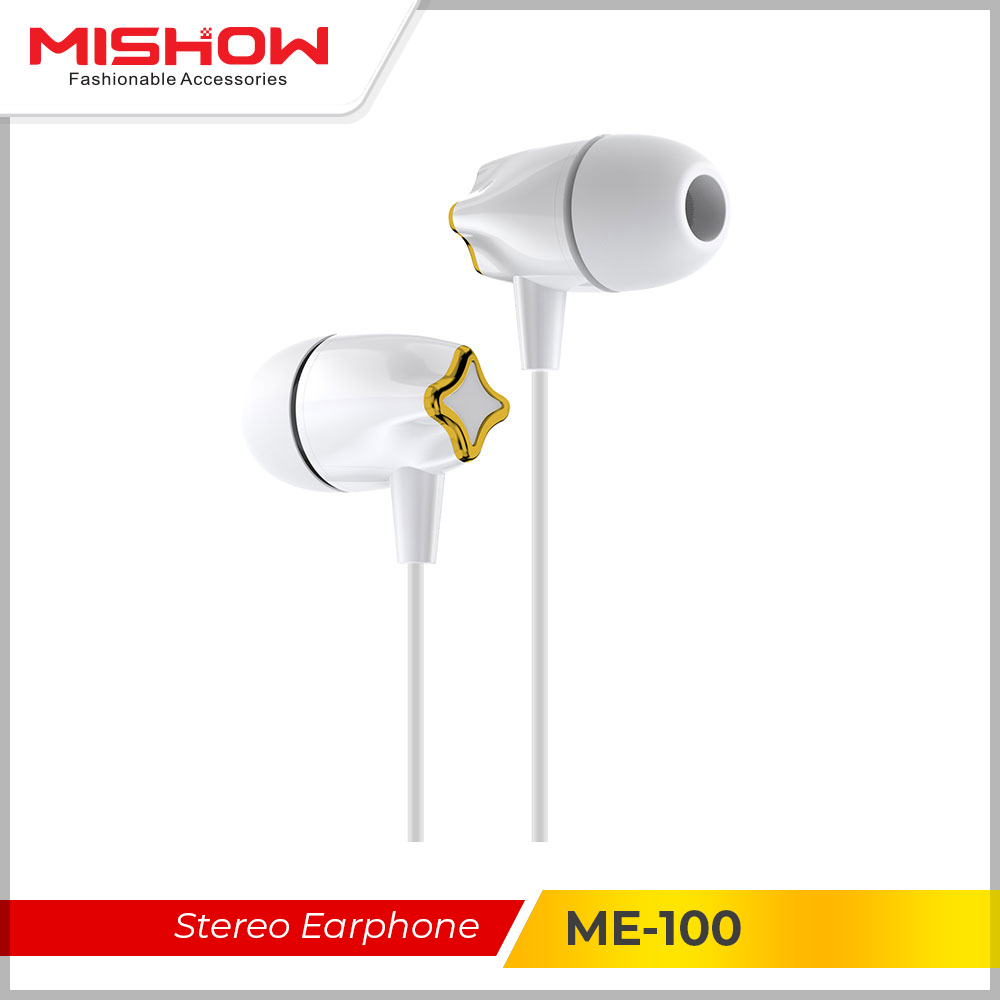 Headset MISHOW Super Extra Bass Handsfree Earphone With Mic - ME100