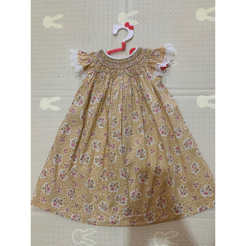 PRELOVED SMOCKED DRESS PRETTY STITCHES