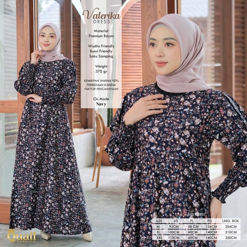 Valerika Gamis QuaiL Hijab