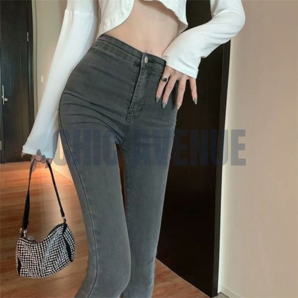 RPL Jeans - HIGHWAIST JEANS BEST SELLER/JEANS PREMIUM/JEANS WANITA/SLIM FIT JEANS