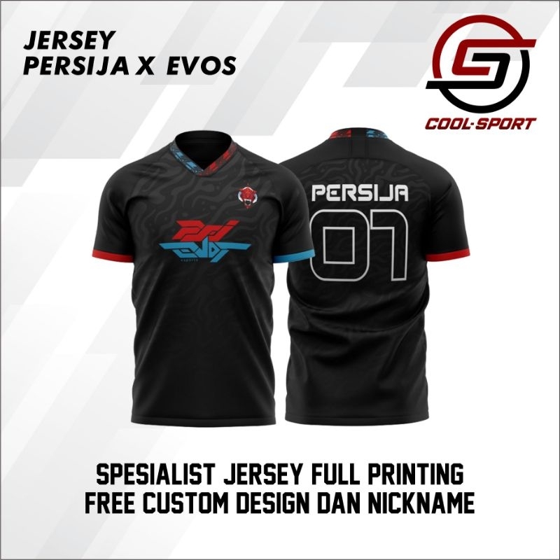 Terbaru JERSEY PJEV / Jersey PERSIJA X EVOS / Persija evos Free Nickname