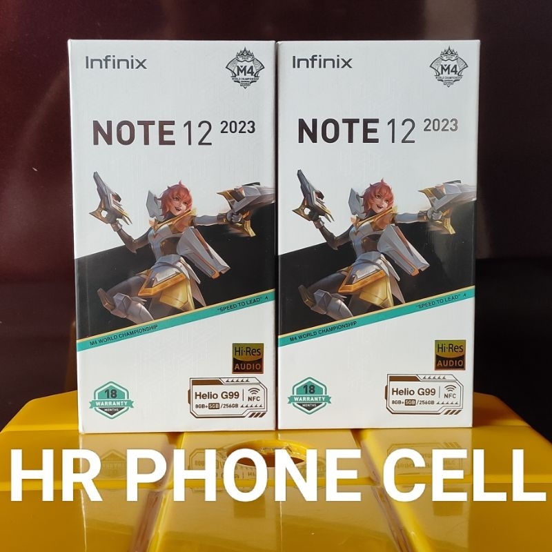 Infinix Note 12 2023 ram 8/256 Gb Garansi Resmi No repack