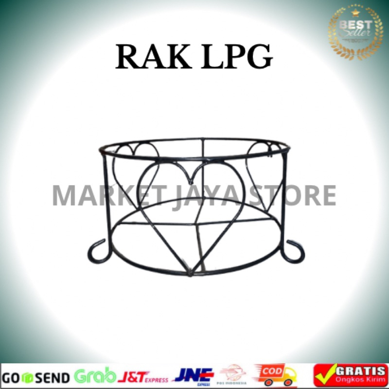 tatakan gas / rak gas LPG 3kg / rak gas / dudukan gas