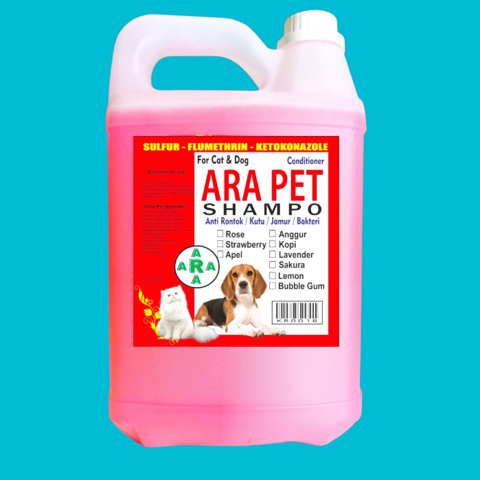 Shampoo sulfur 5 liter sampo kucing &amp; anjing