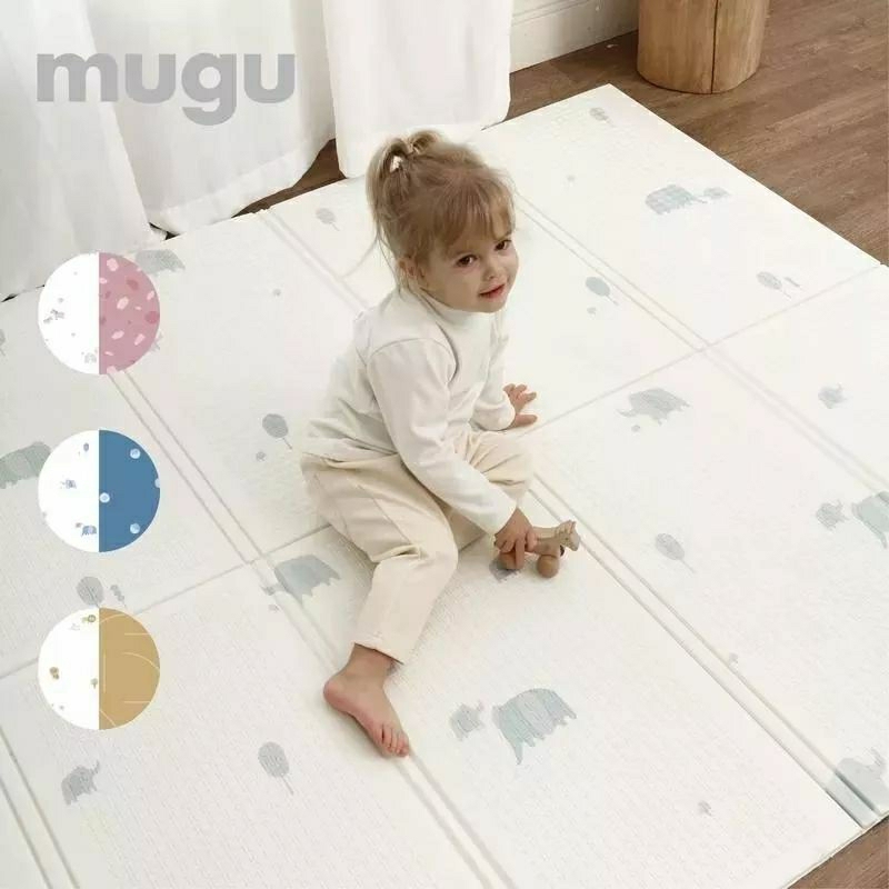 MUGU Folding Baby Playmat -  Matras Bayi Karpet Lipat Anak