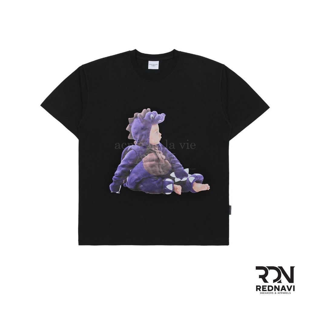 Acme De La Vie ADLV Purple Dinosaurs T-Shirt Black Original
