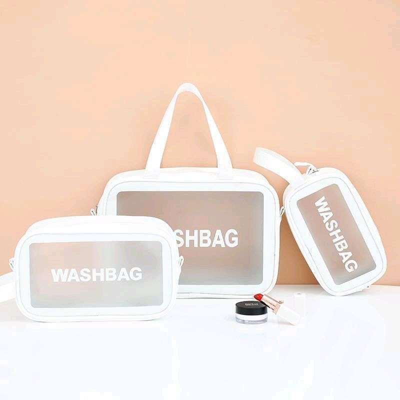 Tas Kosmetik Travel Transparan Tas Kosmetik Anti Air Pouch Washbag